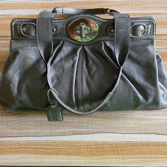 Coach Leather Satchel - Picture 1 of 9